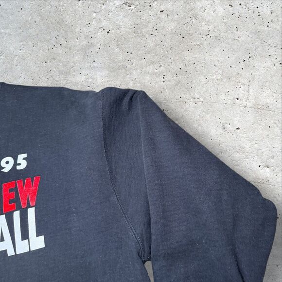 Vintage 1995 Rangeview Ball Sweatshirt Navy XL Rangeview High School Colorado - Picture 3 of 10